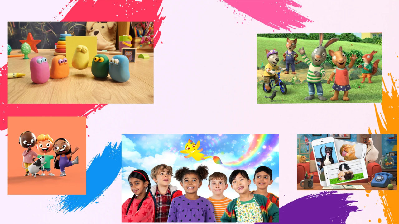 Images of programming available on Sky Kids.