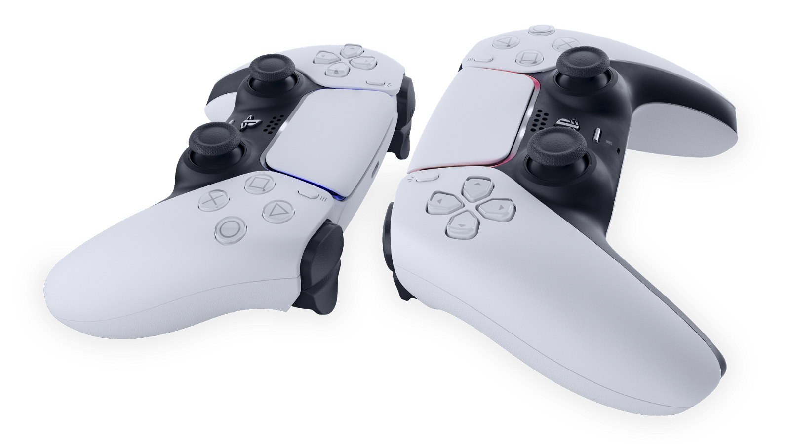 Two PS5 DualSense controllers
