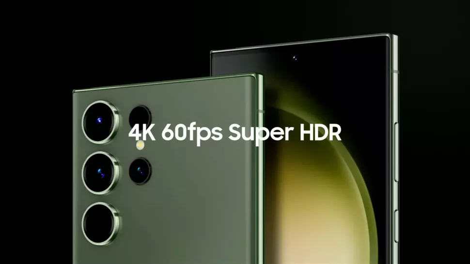 The S23 Ultra can make videos in 4K at 60 FPS or 8K at 30 FPS.