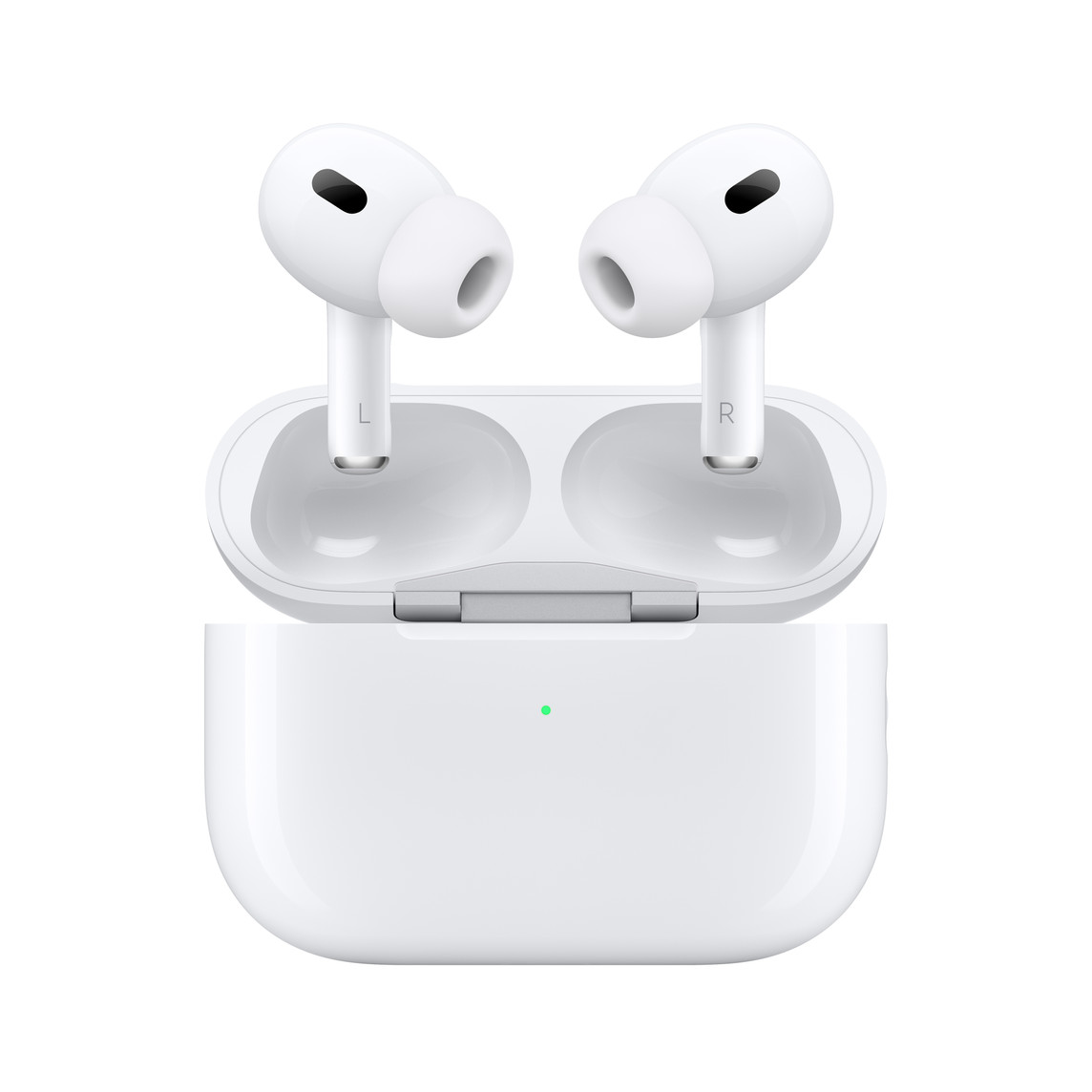 All white AirPods Pro. 